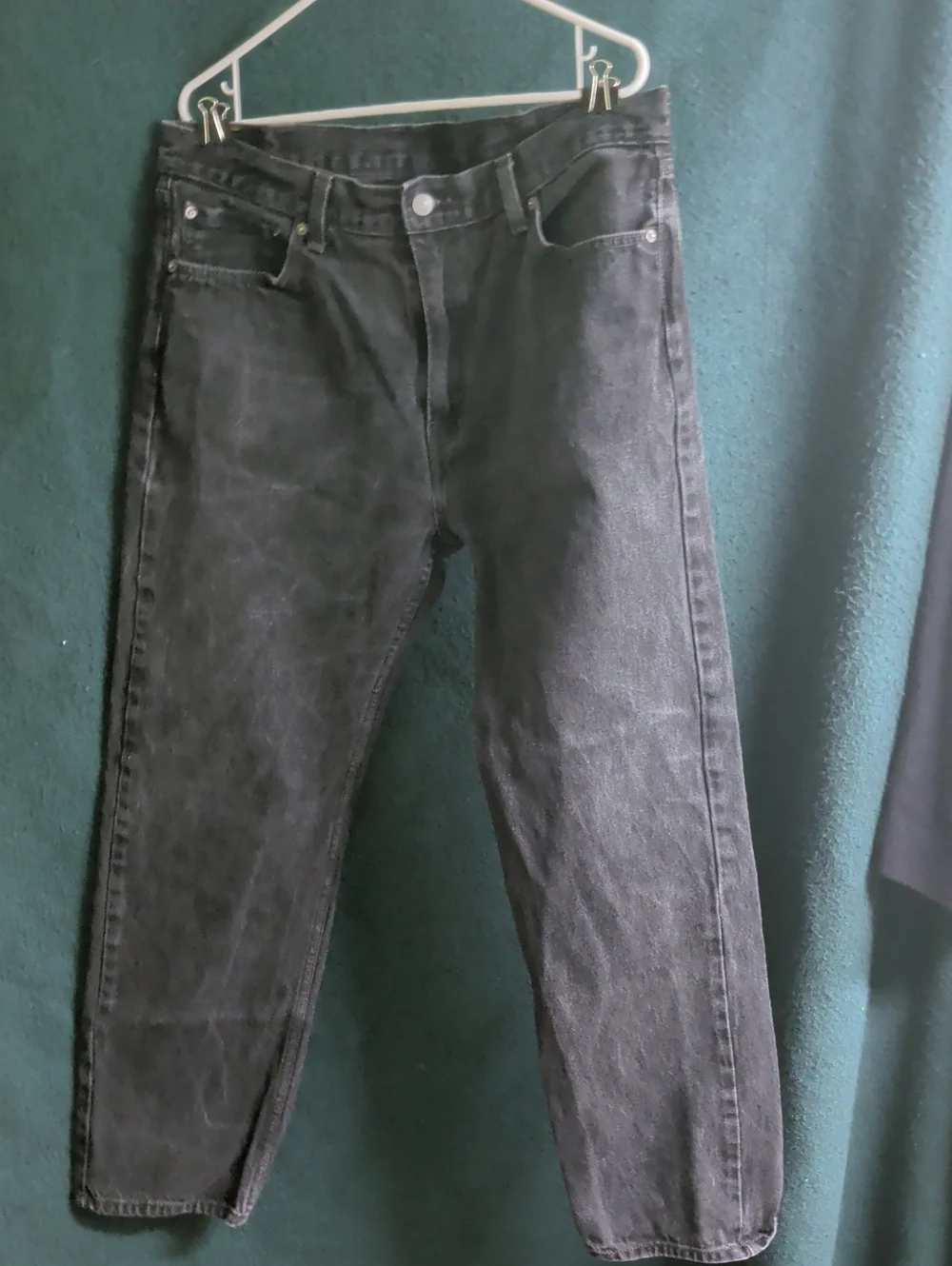 Levi's Men's Black Straight-Leg Jeans - Classic Casual
